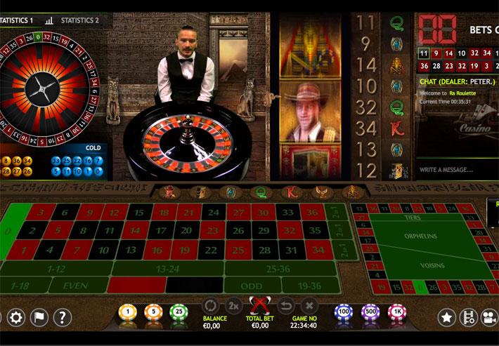 Roulette Live della Book Of Ra