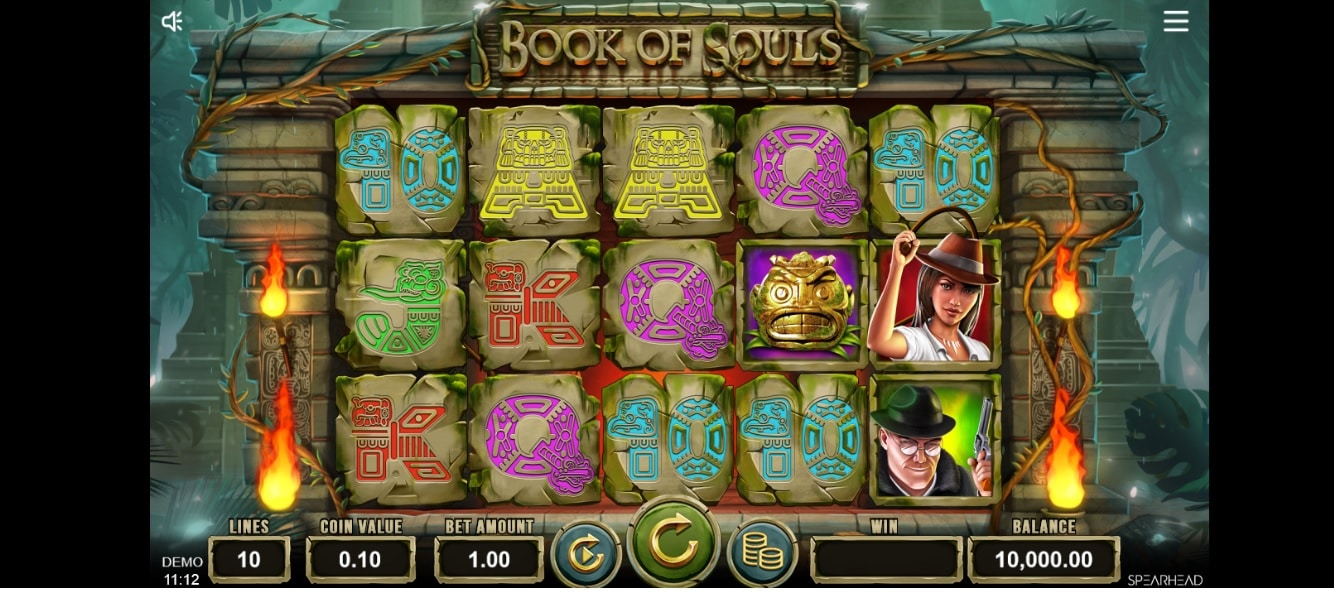schermo slot book of souls