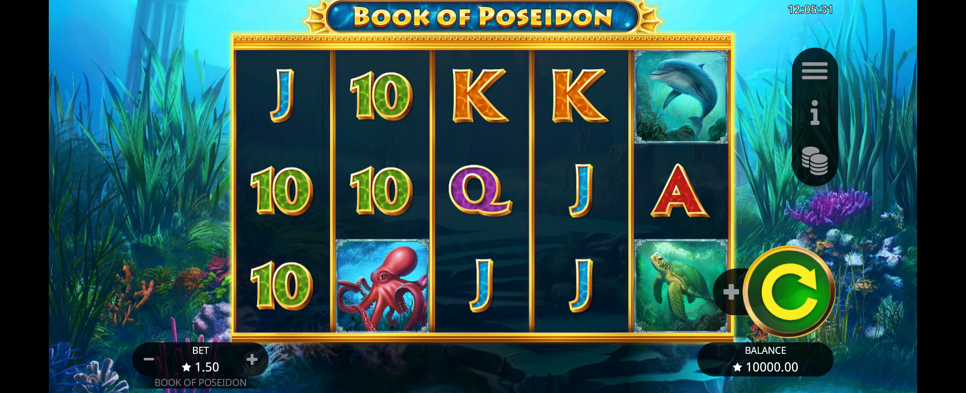 schermata slot machine book of poseidon